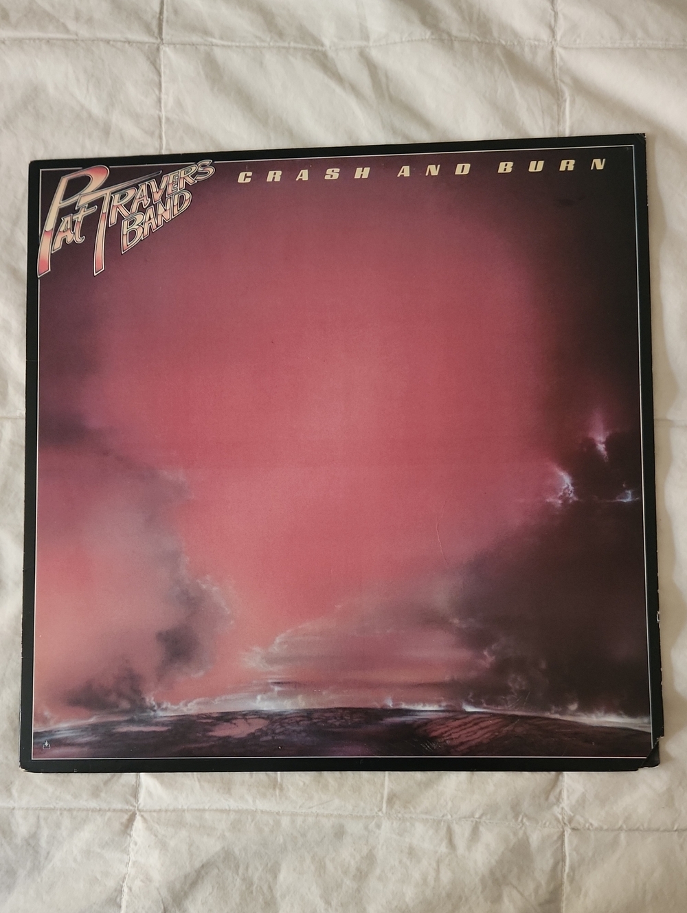 Pat Travers Crash and Burn (Pink Vinyl Cover)